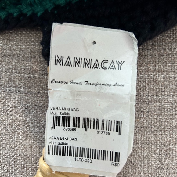 NEW! NANNACAY VERA MINI GALACTICS BAG, crochet, knit, handmade, one of a kind - Picture 8 of 10
